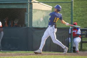 hitter hitting in a game